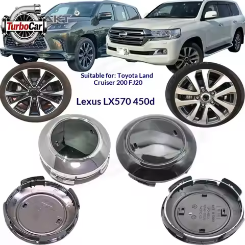 4-Piece Hubcap Set For Lexus LX570 Lx450d Toyota Land Cruiser 200 FJ200 Wheel Hub Caps Replacement C