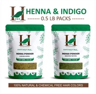 HENNA & INDIGO POWDER (0.5 LB EACH)- Value Pack