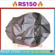 Honda RS150 RS150R RS 150 R RS 150R V1 V2 Seat Cover Ori Dot Design Red Line Merah Kain Sarung Kulit