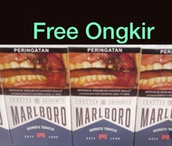 MARLBORO CRAFTED AUTHENTIC BIRU / KRETEK MERAH 12 BATANG -SLOP