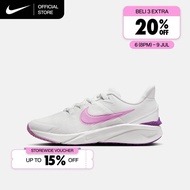 Nike Sepatu Anak-Anak Star Runner 4 Road Running - White [DX7615-103]