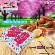 Tisu Argan Premium Make up Remover || Imaan Premium Wet Tissue