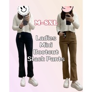 938# Lady Slack Pants Mini Bootcut /Seluar Bootcut Slim Cutting / Seluar Slack Bootcut /Bootcut Slac
