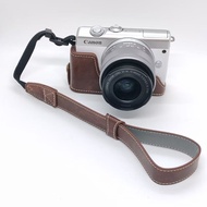 Suitable for Canon EOS M10 Camera Bag m100 Micro Single Oil Leather Base m200 Leather Case M200 Chas