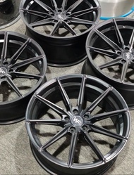 二手正品WF CF3鍛造鈴 數據：20寸5×112 前9j et28 後10.5j et42 適合：寶馬G底盤4.5.6.7系GT Z4 X3 X4 平治S CLS等