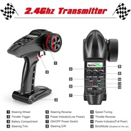 HAIBOXING 1/18 & 1/16 & 1/12TH Scale RC Car Spare Parts Brushless Radio Transmitter, Remote Control 