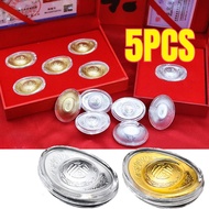 Yuan Bao Gold Chinese New Year Decorations, 5 Yuan Bao Decorations, Yen Pao Decorations for Decorati
