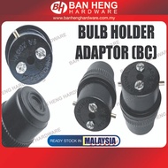 B22 ADAPTOR BC BULB BLACK LAMP HOLDER CONNECTOR / LAMPU ADAPTER B22