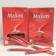 New Maxim Original Coffee Mix 100 Sticks / Korean Instant Coffee