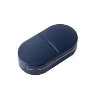 【Medicine &amp; First Aid Storage】Japanese Portable Split Medicine Box Mini Medicine Cutter Pill Box Travel Package Sealed Pill Cutting Artifact