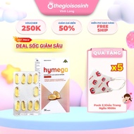 Hymega DHA Pills Supplement DHA EPA & VitaminE for Pregnant and Postpartum Mothers Support Healthy M