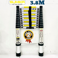 Thang nhôm rút đơn Thang nhôm rút đơn sơn tĩnh điện Sumika SK380 - SKS380 3m8. Bảo hành 2 năm