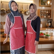 Polka dot patterned cooking APRON/APRON cooking clothes protector for cooking