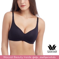 Wacoal Gold Wireless Bra เสื้อชั้นในไม่มีโครง Full Cup (A70 - E80) - WO1518