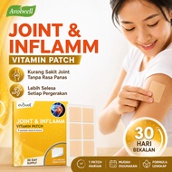 Avolwell Vitamin Patch for Joint & Muscle Relief | 30 Pcs | 7 Essential Nutrients | Inflammation & P