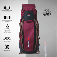 Backpack Elbrus Palermo 60L Outdoor / Tas Gunung Camping Mountain Backpack - Jungle Climbing Hiking