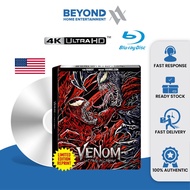 Venom: Let there be Carnage Steelbook [4K Ultra HD + Bluray]  Blu Ray Disc High Definition
