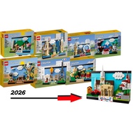 [BricksInBoots] LEGO Creator Postcard Germany 40954/New York 40519/London 40569/Beijing 40654/Japan4