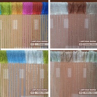 [COD] Tirai Benang GLITTER / Gliter polos / tirai jendela /tirai unik /tirai kamar/Gordern Jendela/G