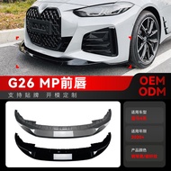 Berkenaan untuk 2020+ BMW 4 Series G26 M Sport Spoiler Depan Bibir Depan Bahagian Pengubahsuaian Dag
