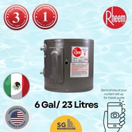 AUTHENTIC MEXICO 85VP6S Rheem Electric Storage Heater 6 Gal 23 Litres MEXICO