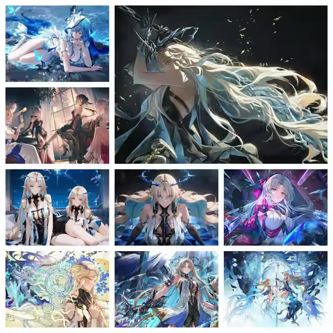 Chinese Game WutheringWaves New Role Iskatixiya 5D Diamond Painting Embroidery Cross Stitch Handmade