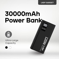 30000mAh 66W Power Bank Full Capacity Powerbank Super Fast Charge USB Type C PD Quick Charge 3.0 Ext