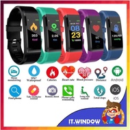 115/116 Plus Jam Pintar Smart Band Sport Smart Watch Wristband Fitness Monitor 4.8