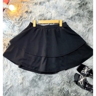 Chân váy 2 tầng Bigszie chất thun xị xò co giãn thoải mái (60kg đến 95kg)