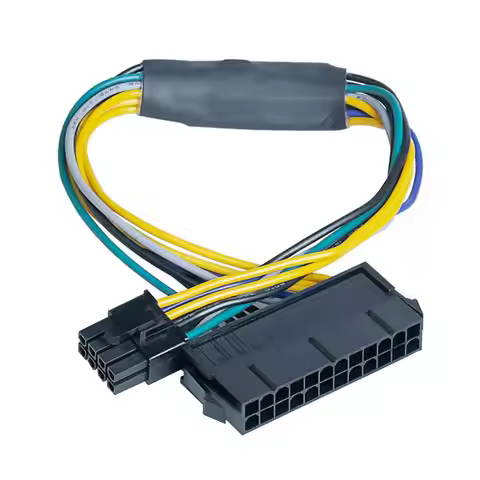 24 Pin to 8 Pin ATX PSU Power Adapter Cable Compatible with DELL Optiplex 3020 7020 9020 Precision T