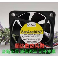 [Cooling Fan] Original SanAce60WF 9WF0624H7D03 DC24V 0.12A 6cm CNC Machine Tool Fan
