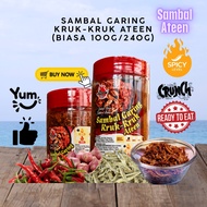 Sambal Garing Kruk Kruk Ateen (Biasa) (100g/240g) by Ateen Kitchen
