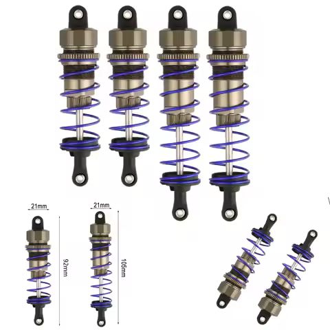 92mm Front & 105mm Rear Shock Absorber Damper Suspension for ZD Racing HSP Redcat Hongnor LRP HPI Ho
