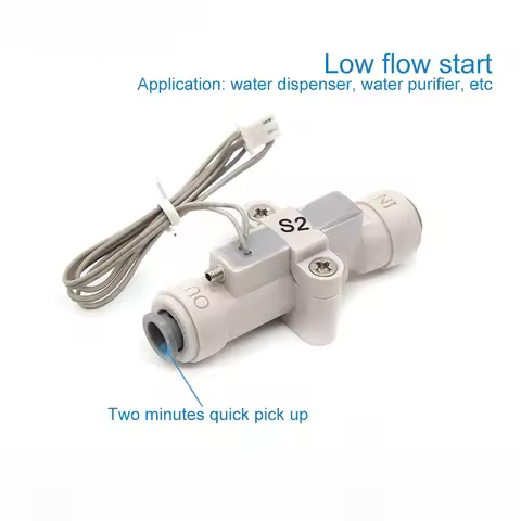 High Performance 1/4" Water Flow Switch Normally Open Water Flow Switch Water Flow Control Sensor fo