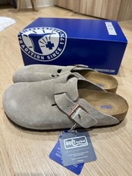 Birkenstock Boston Taupe Soft Footbed