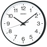 Seiko Clock, wall clock, radio wave, analog, metal frame, black, diameter 270x48mm, KX268K