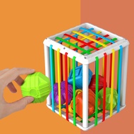 【SG】0-3 Years Old Shape Sorting Toy Color Cognition Sensory Toy Montessori Educational Toy Gift for 