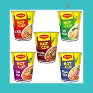 READY STOCK 💥 MAGGI HOT CUP KARI/SUP AYAM/TOM YAM/ASAM LAKSA/GORENG CILI FIESTA