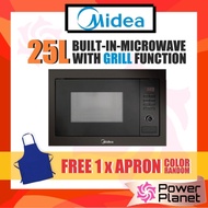[FREE GIFT] Midea 25L Built-In Microwave MBM-VE8925 with Grill 900w / 1000w MBMVE8925