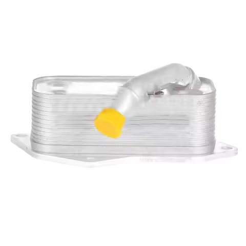 Superior-Oil Cooler Silver Oil Cooler For BMW E60 E61 E70 128I 320I 525I X3 X6 Z4 Aluminum 598907020