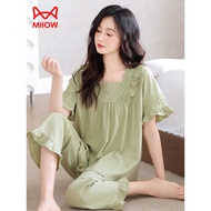 Cat Pajamas - Women's Summer Pure Cotton Cropped Pants