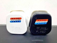 5pcs x 黑白色任揀 英國標準 UK Fused 13A 保險絲插頭 香港適用