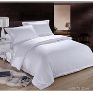 Three Four Quilt Cover Hotel Hotel Pure White Pure Cotton Bedding Satin Set Five Hotel Bed Sheets K1