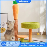 Miusue Cat Claw Scratcher Cat Scratcher Post Bed Cat Climbing Frame Cat Tree with Scratcher Post