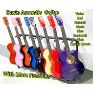 COD Davis Junior Acoustic Guitar With Bag  Pick