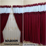 Korden Rumbai Rampel Premium Polos Emboss Korden Rumbai Rempel Premium Gorden Rample Model Baru Kord