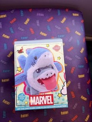 Cosbi Marvel Jeff the land shark plush keychai collection - Captain America