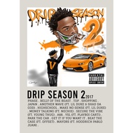 【READY STOCK】Poster Cover Album Drip Season 2 by Gunna for room/wall/gift