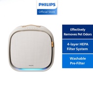 Philips AC3360 Pure Protect Pet Air Purifier | Removes Flying Pet Hair & Pet Odors| HEPA NanoProtect