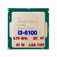 CPU i3-6100 3.70GHz   2คอร์ 4 เทรด